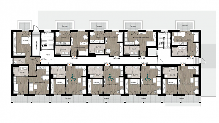 Foto Grundrisse EG - Unritzstr. 38 - Haus 3
