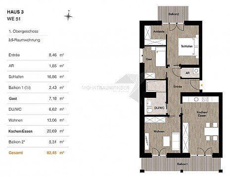 Foto Unritzstra�e 38 - WE 51 Reserviert