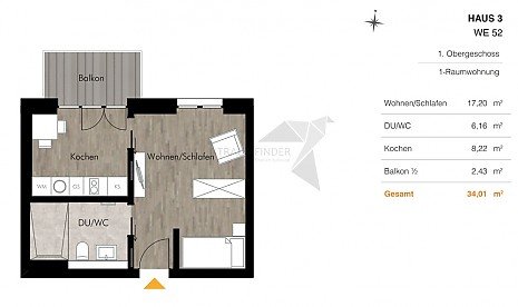 Foto Unritzstraße 38 - WE 52