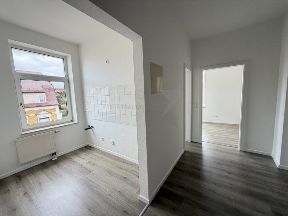 Flur mit K�che Etagenwohnung Meerane