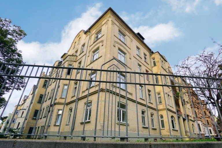 Aussenansicht Detail Chemnitz / Ka�berg Dachgeschosswohnung Romantische 3 Raum DG-Wohnung mit Aufzug auf dem Chemnitzer Ka�berg