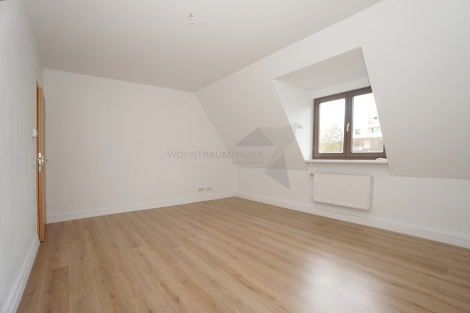 Wohnzimmer Dachgeschosswohnung Zwickau
