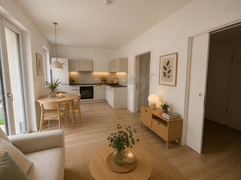 M�blierungsvorschlag(3) Chemnitz Etagenwohnung !! Erstbezug !! Gem�tliche, barrierefrei 2 Raum Wohnung am Pelzm�hlenteich mit Einbauk�che & Balkon