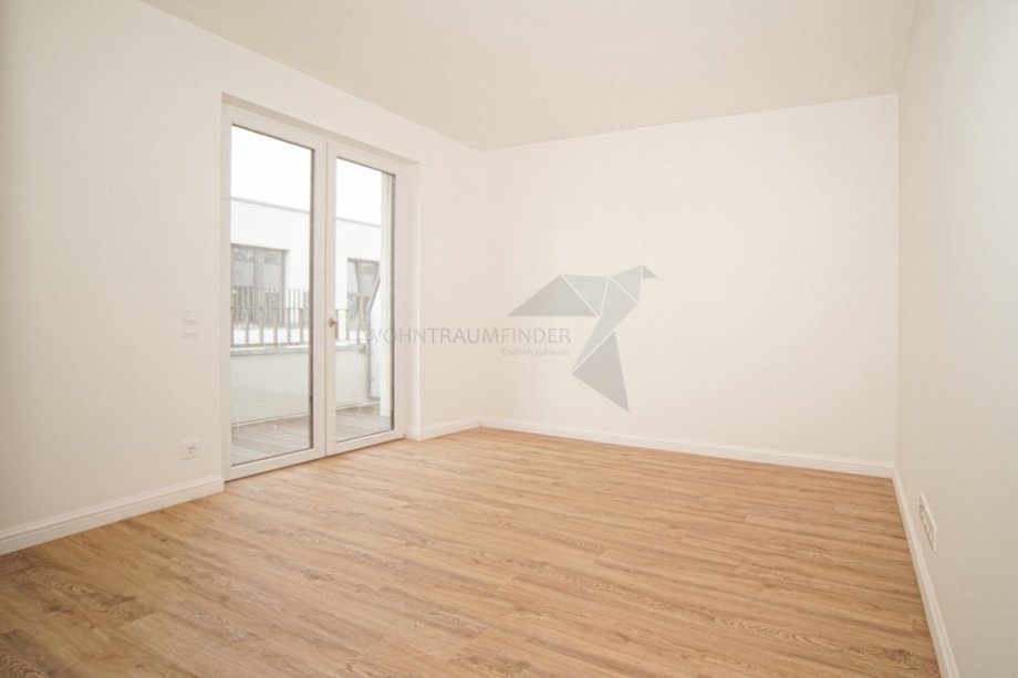 Muster Schlafzimmer mit Balkonzugang Etagenwohnung Chemnitz