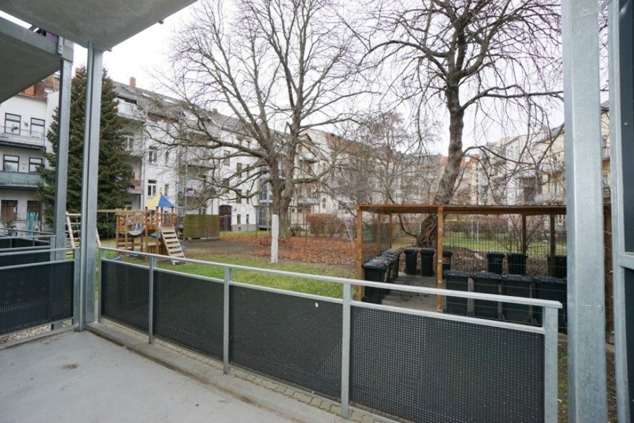 Balkon Erdgeschosswohnung Zwickau