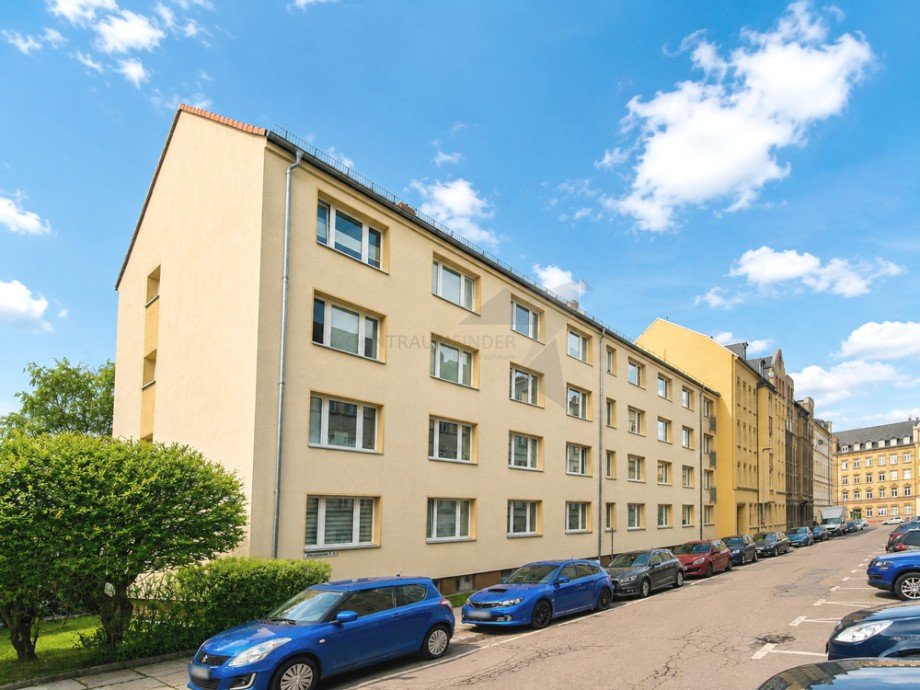 Ansicht Stra�enseite F4-8 Etagenwohnung Chemnitz