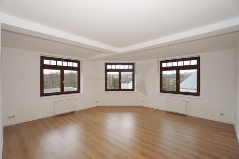 Wohn- und Schlafzimmer Zwickau Dachgeschosswohnung Gem�tliche 1-Raum-Dachgeschosswohnung mit Ausblick