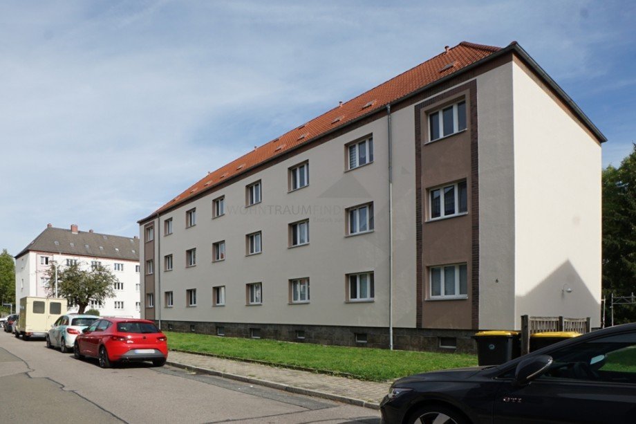 Stra�enansicht Etagenwohnung Zwickau