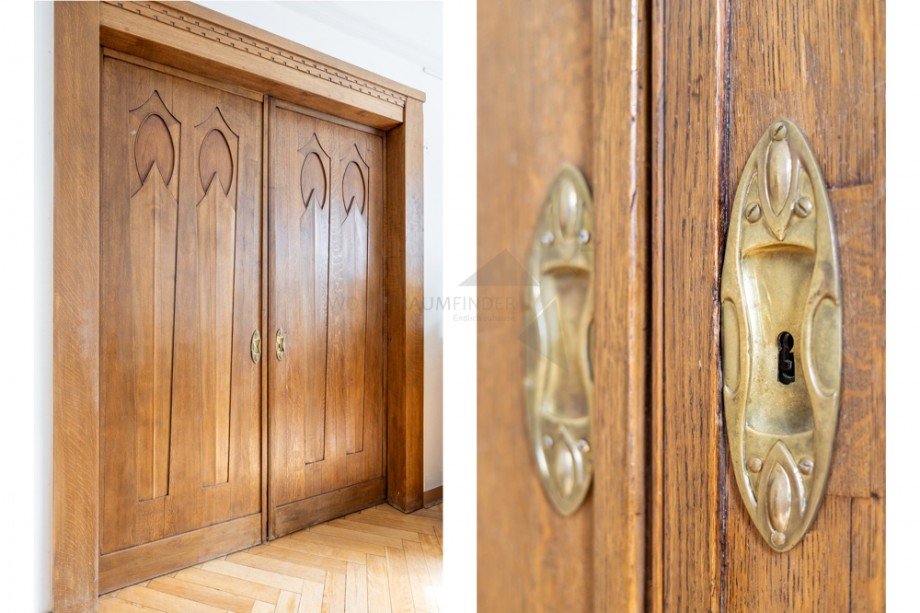 Detail Schiebet�r B�rohaus Chemnitz