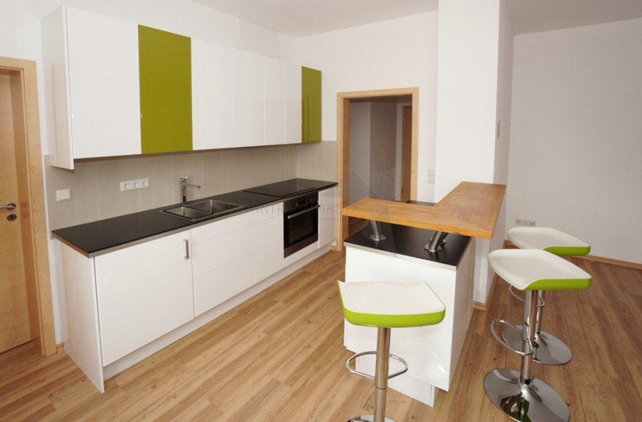 Einbauk�che mit Tresen Dachgeschosswohnung Chemnitz - Gl�sa, Gl�sa-Draisdorf