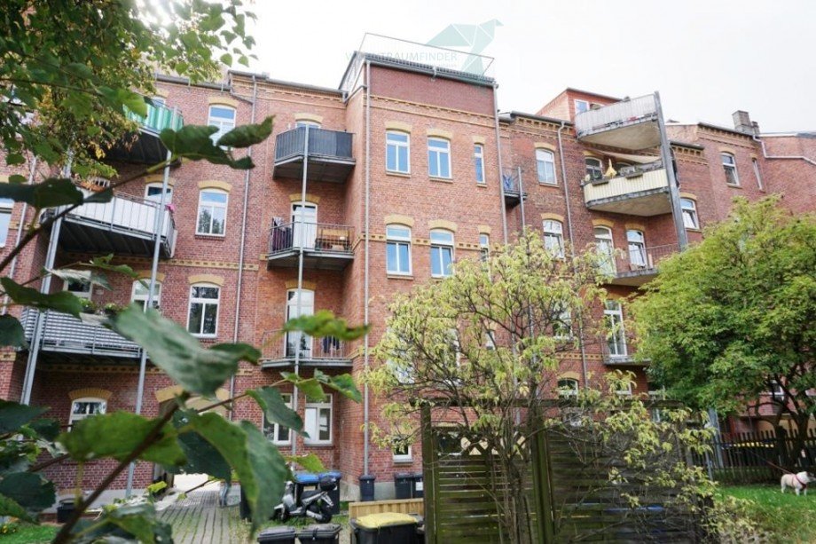 Innenhof Dachgeschosswohnung Zwickau