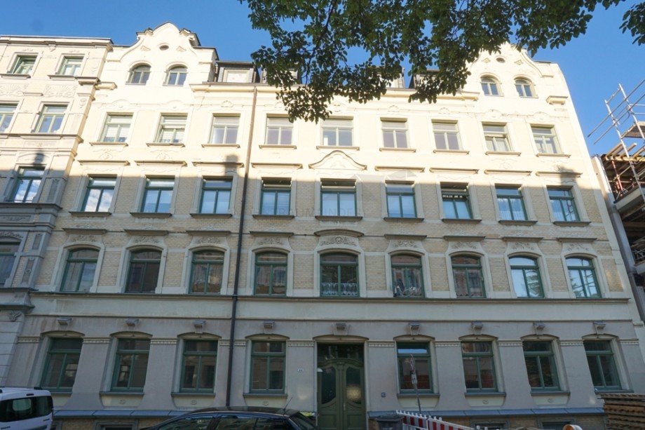 Ansicht Stra�enseite Dachgeschosswohnung Chemnitz / Schlo�chemnitz