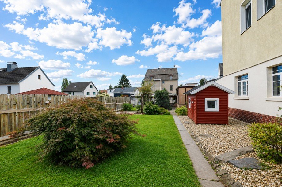 Privatgarten Maisonettewohnung Zwickau