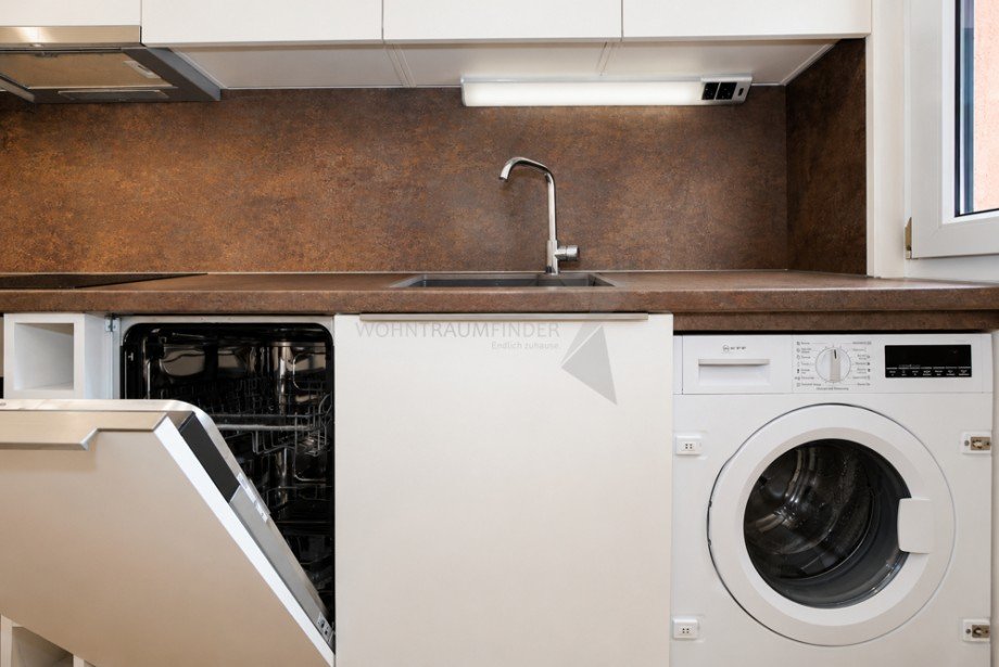 Detail K�che incl. Waschmaschine Etagenwohnung Chemnitz