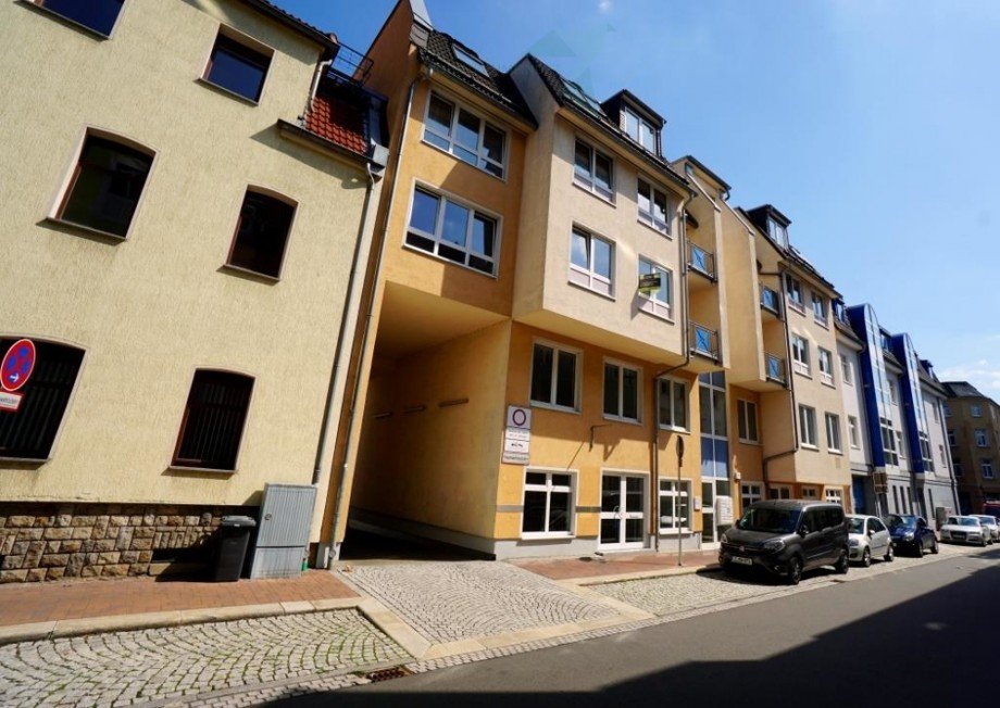 Ansicht Stra�enseite Etagenwohnung Zwickau