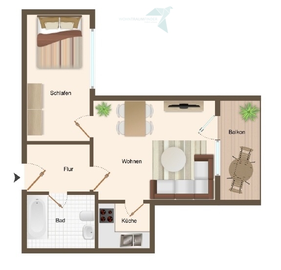 Grundriss Etagenwohnung Zwickau