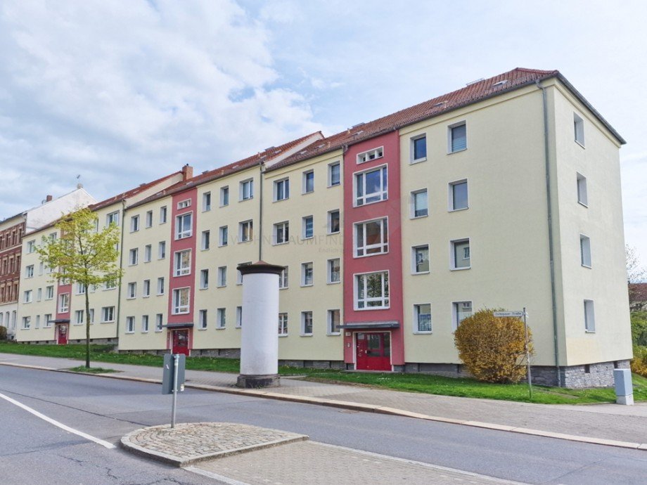 Objektansicht Stra�enseite Erdgeschosswohnung Chemnitz