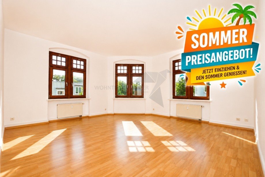 Sommerangebot Etagenwohnung Zwickau