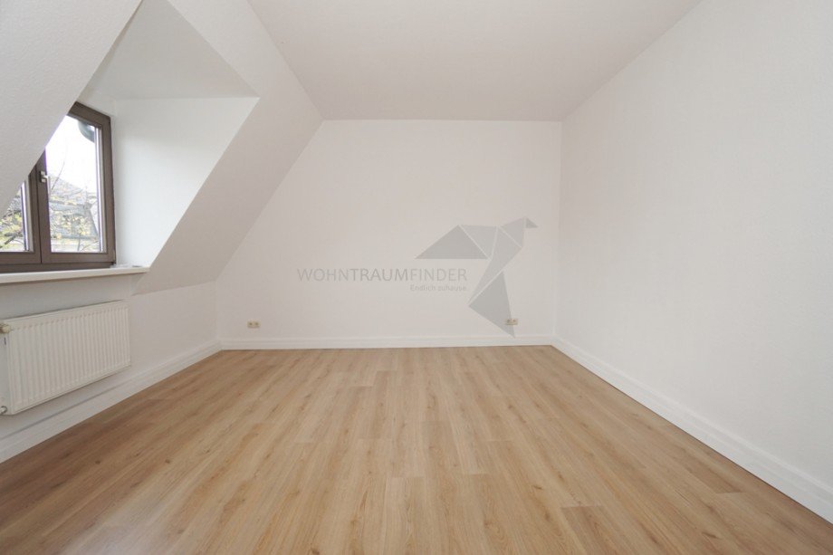 Wohnzimmer Dachgeschosswohnung Zwickau