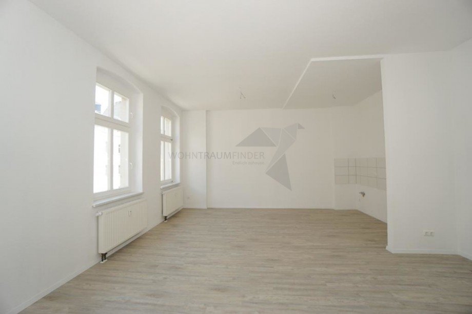 Wohn- und Schlafzimmer Etagenwohnung Zwickau