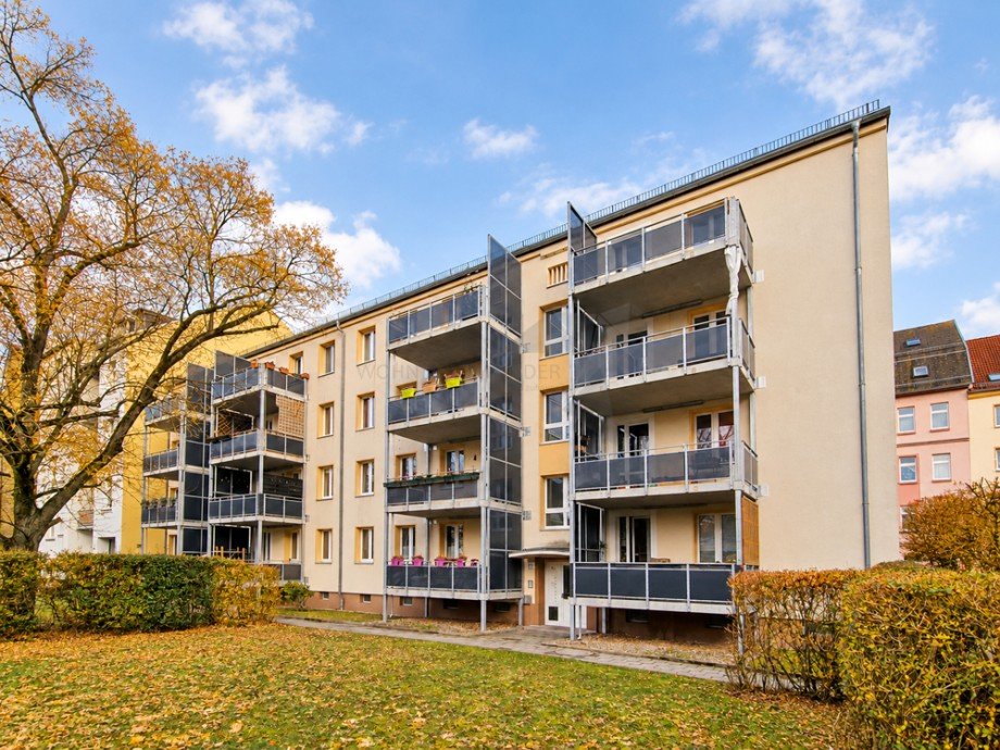 Objektansicht Hofseite Etagenwohnung Chemnitz