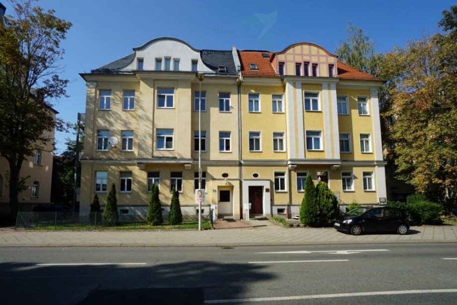 Stra�enansicht Etagenwohnung Zwickau