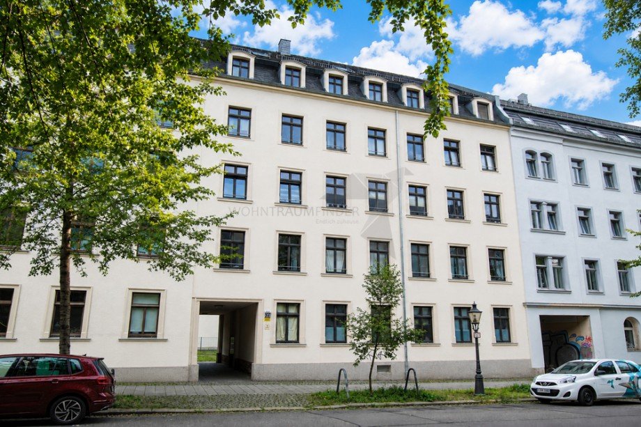 Objektansicht Stra�enseite Maisonettewohnung Chemnitz / Zentrum
