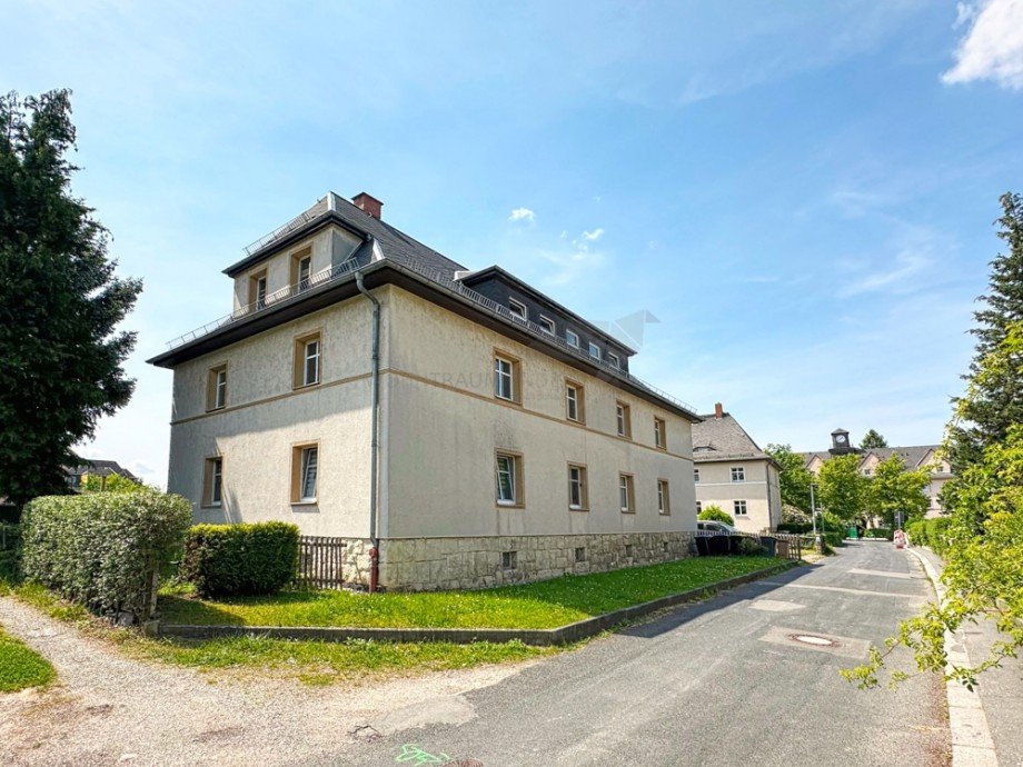 Ansicht Stra�enseite Etagenwohnung Chemnitz