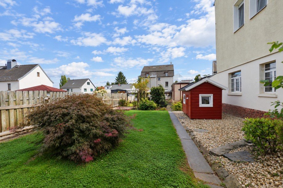 Privatgarten Maisonettewohnung Zwickau