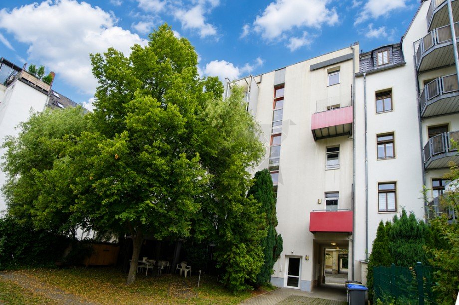 Objektansicht Hofseite Maisonettewohnung Chemnitz / Zentrum