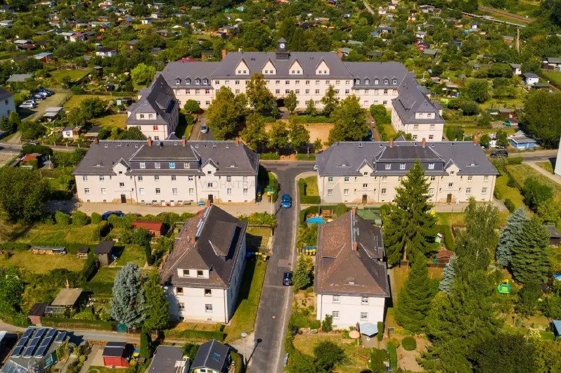Luftbild Erdgeschosswohnung Chemnitz