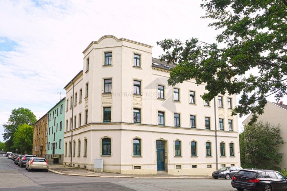 Ansicht Stra�enseite Etagenwohnung Chemnitz