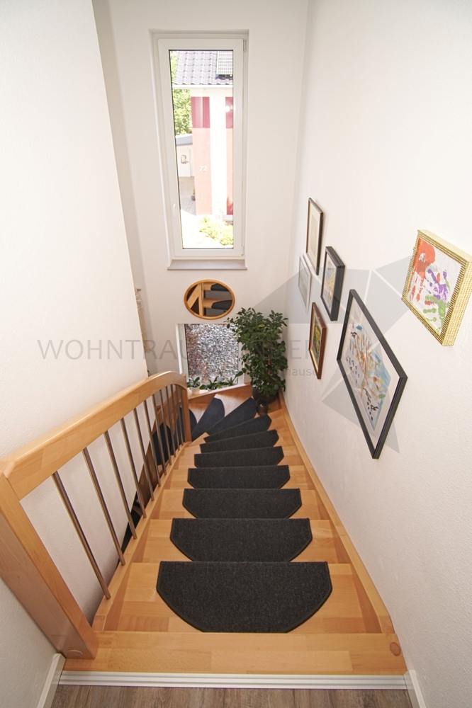 Detail Treppenhaus Doppelhaush�lfte Chemnitz / Rabenstein