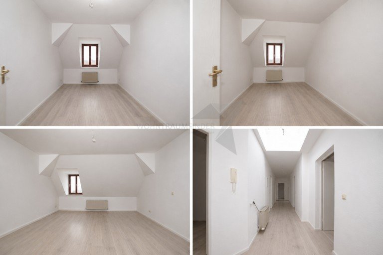 Auf Wunsch NEUER Laminatboden m�glich Zwickau Etagenwohnung Stilvolle 4-Raum-Dachgeschoss-Wohnung mit Balkon in Mitte-Nord