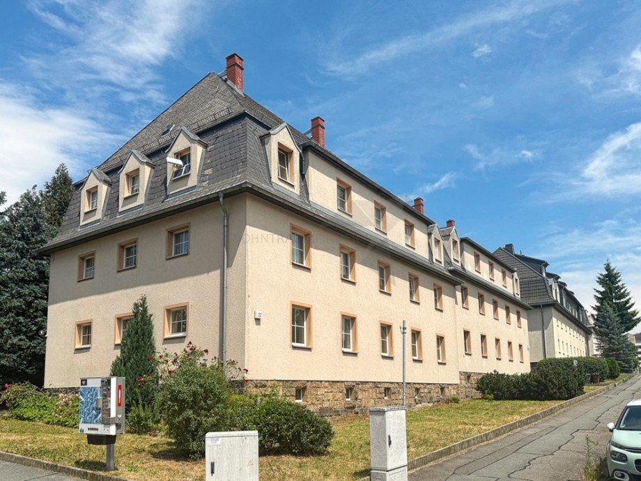 Ansicht Stra�enseite Etagenwohnung Chemnitz