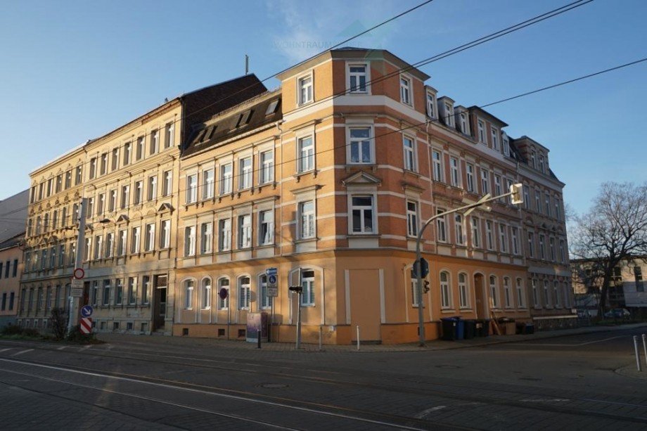 Au�enansicht Etagenwohnung Zwickau