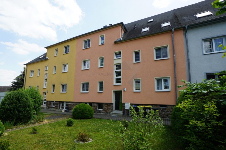 Objektansicht Hofseite Maisonettewohnung Penig