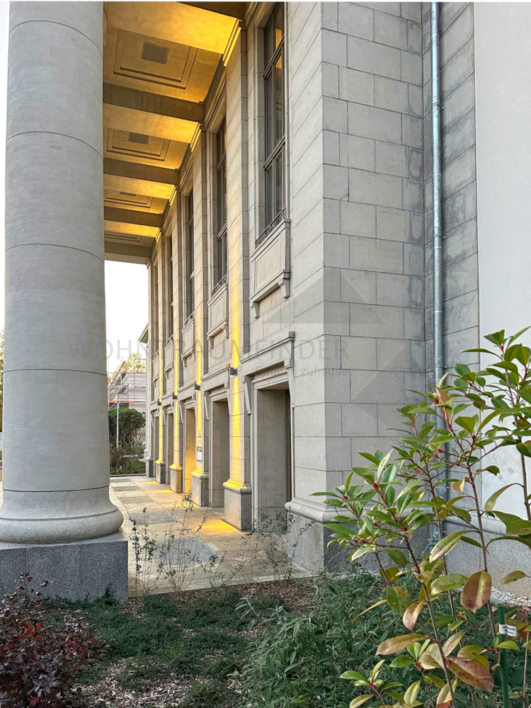 Ausblick Haupteingang Etagenwohnung Chemnitz