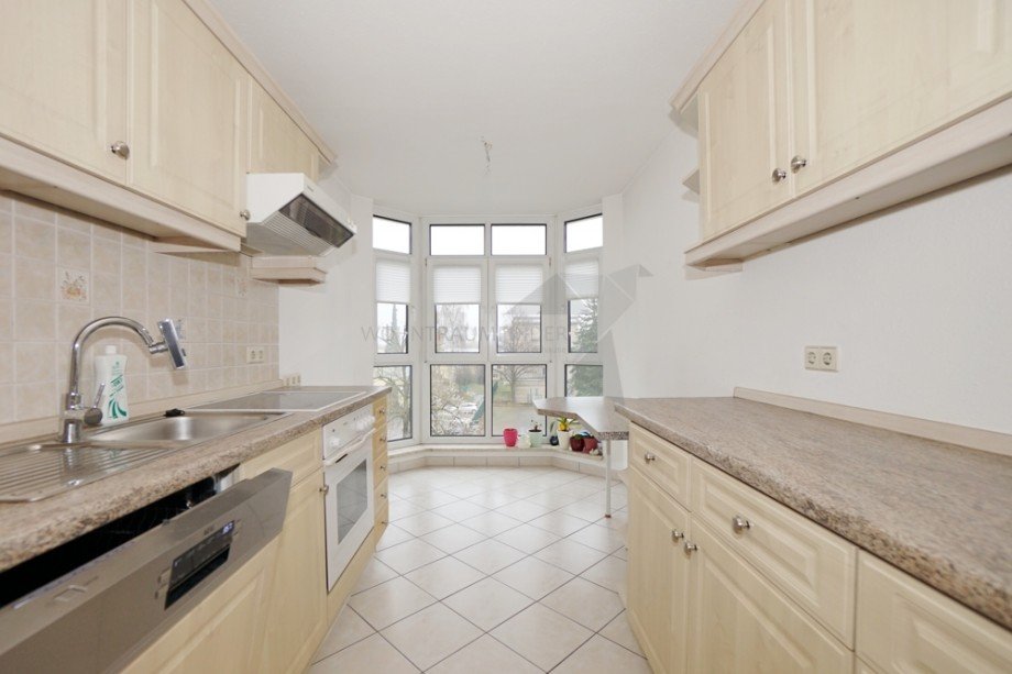 K�che mit Einbauk�che Maisonettewohnung Chemnitz