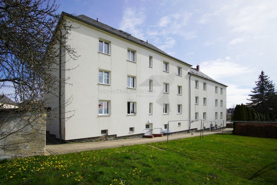 Au�enansicht Erdgeschosswohnung Chemnitz