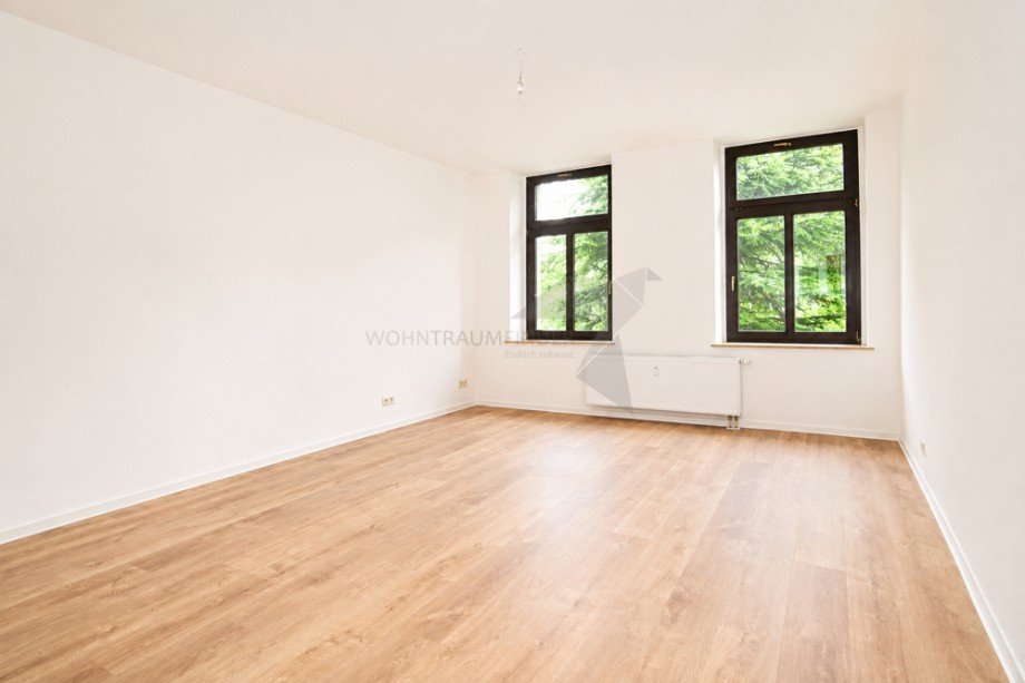 Detail Wohnzimmer Erdgeschosswohnung Chemnitz