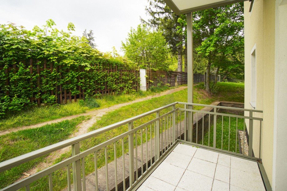 Balkon Erdgeschosswohnung Chemnitz