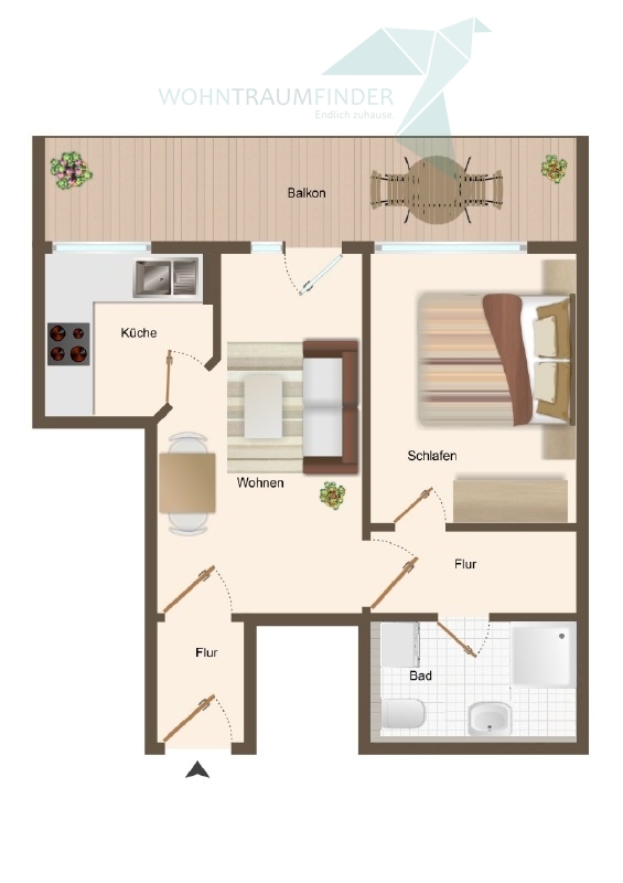Grundriss Etagenwohnung Zwickau