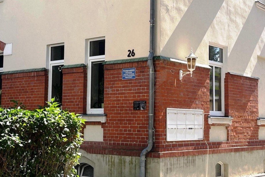 Au�enansicht Etagenwohnung Zwickau