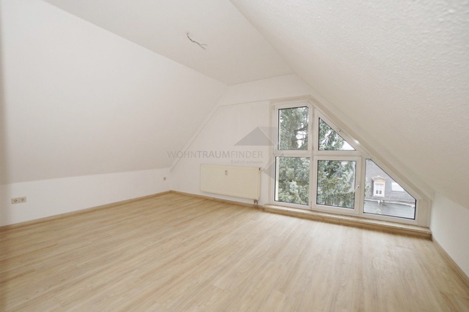 Schlafzimmer Obergeschoss Maisonettewohnung Chemnitz