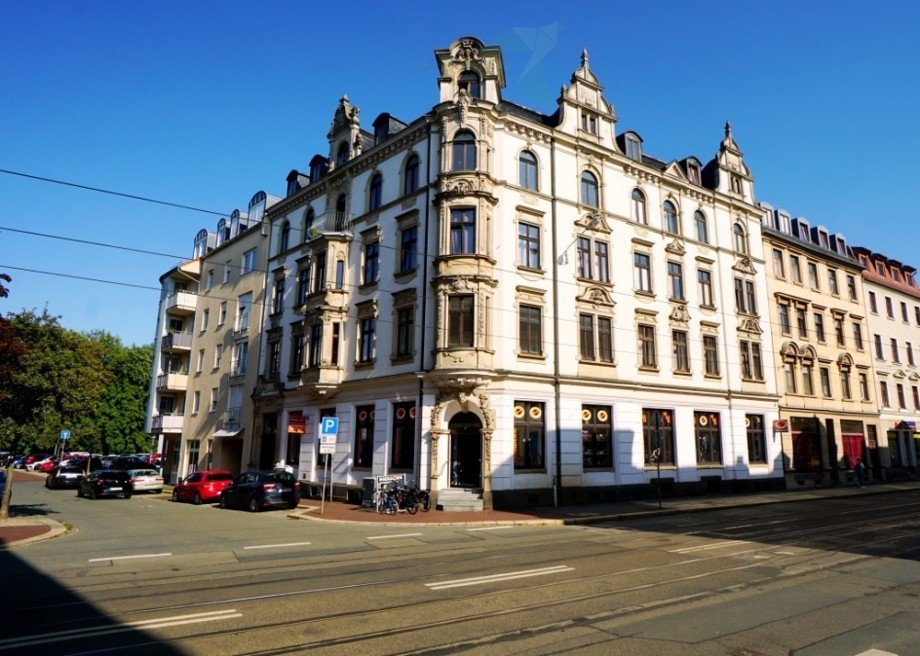 Objektansicht Stra�enseite Etagenwohnung Zwickau