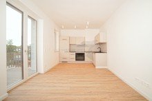 Muster Wohn-Koch-Essbereich mit Balkonzugang !! Fr�hjahrsangebot !! Barrierefreie 2-Raum-Whg. mit Abstellraum, Terrasse, Einbauk�che & Stellplatz