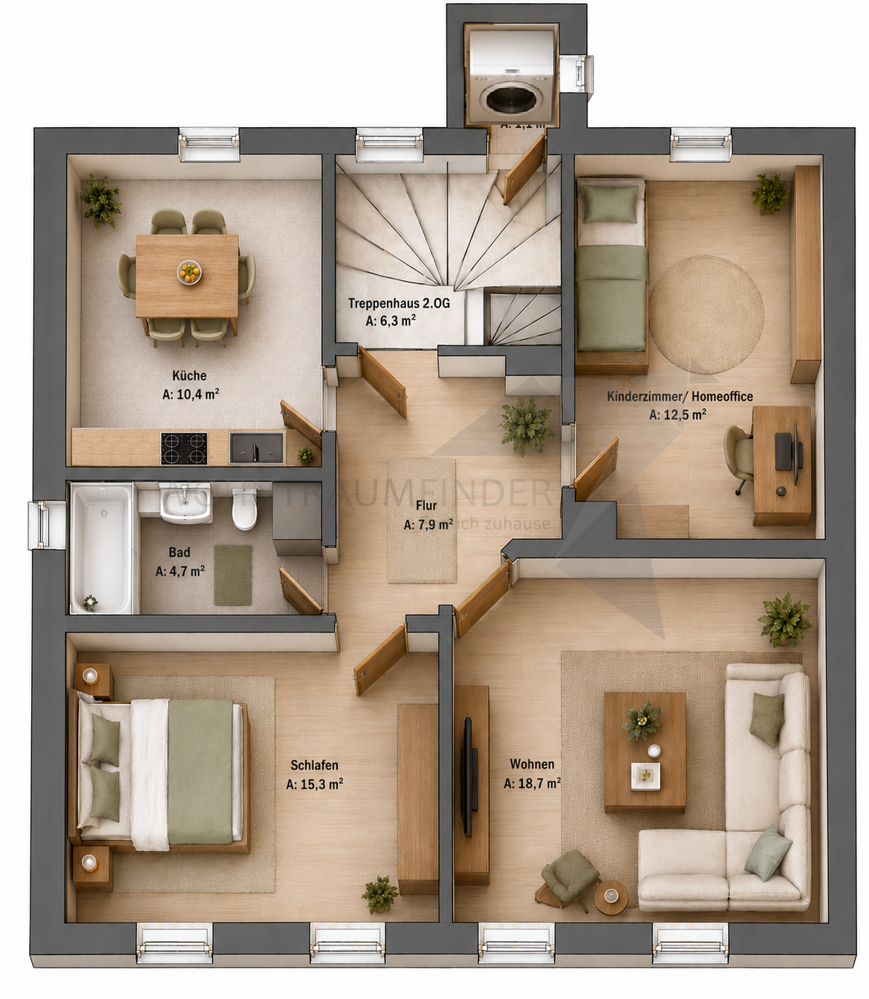 Grundriss Etagenwohnung Zwickau