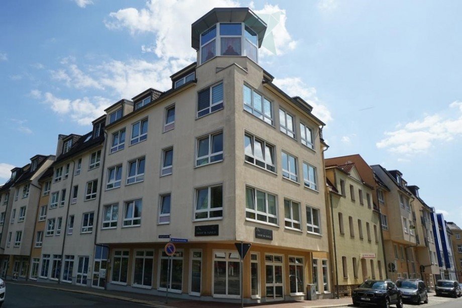 Stra�enansicht Etagenwohnung Zwickau