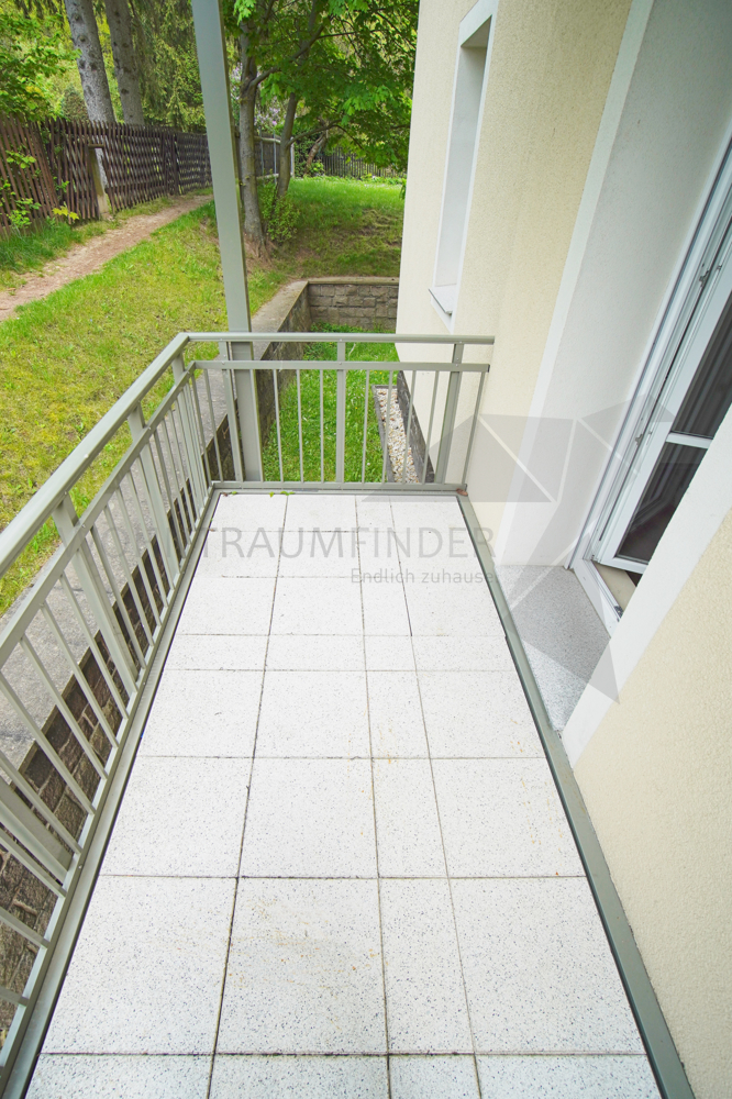 Balkon Erdgeschosswohnung Chemnitz